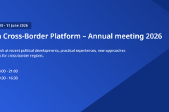 Reuni�n anual del European Cross-Border Platform, en Bruselas