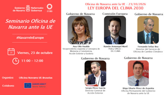 Mintegi Birtuala - Klimaren Europako Legea 2030