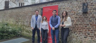 Nancy Tarjenian y Alejandro Mart�nez, de AIN, nos visitan