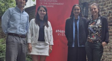 Visita de Luc�a Franco Goyena a nuestra oficina