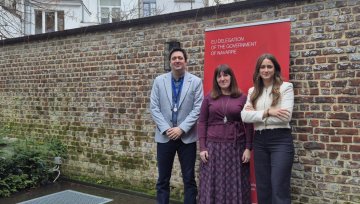 Mar�a Manso from NAITEC visit our Office