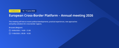 Reuni�n anual del European Cross-Border Platform, en Bruselas